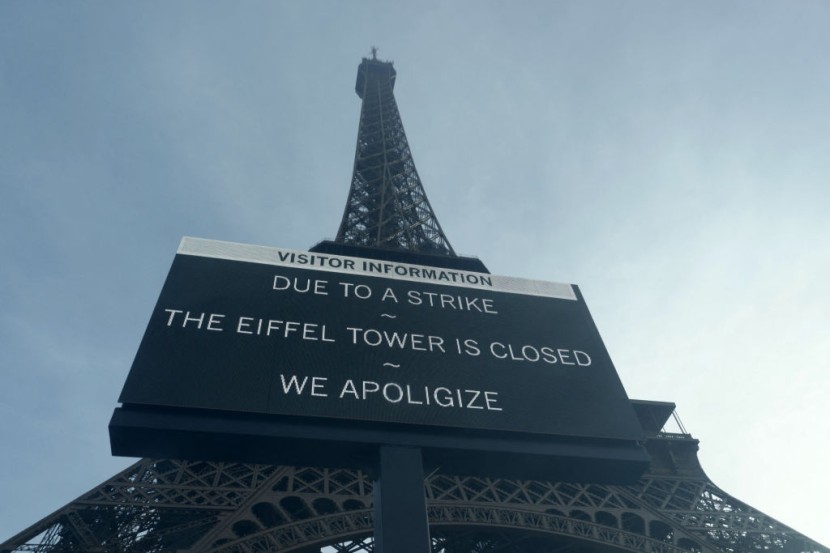 FRANCE-TOURISM-SOCIAL-STRIKE