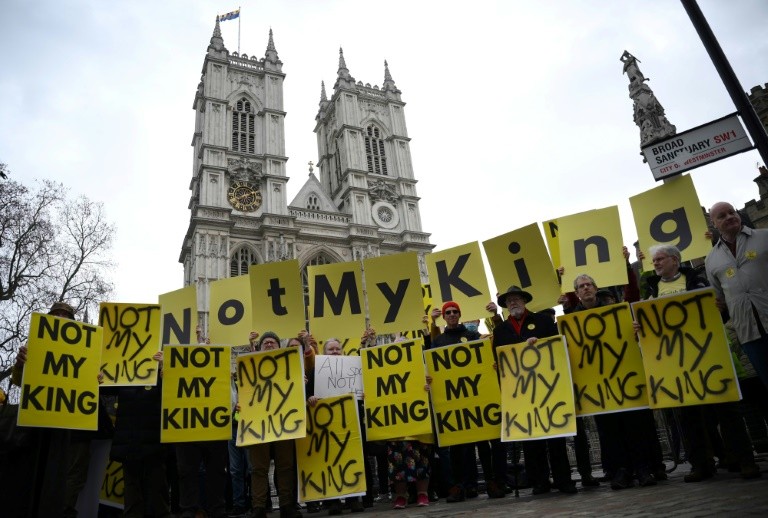Republican protests have increased since Charles became king in 2022