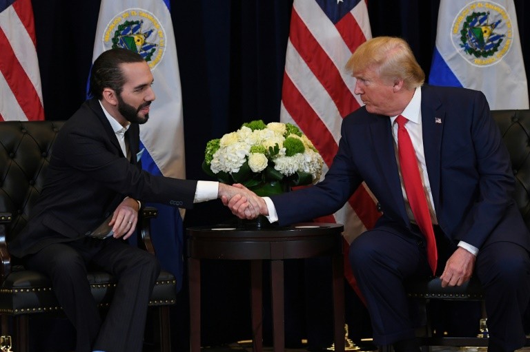 El Salvador President Nayib Bukele and US President Donald Trump will meet at the White House where talks are expected to center on Washington's hardline immigration policies