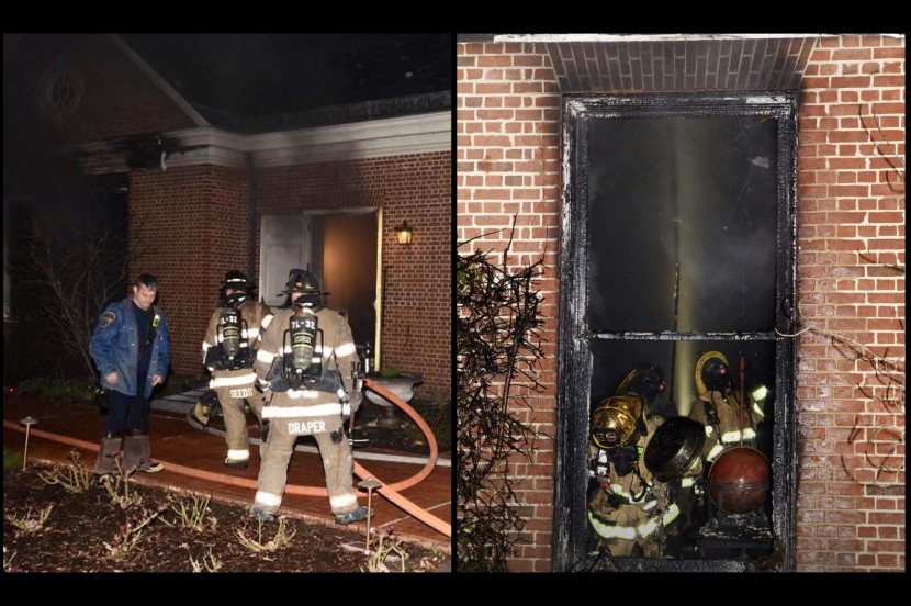 Photos Show Harrowing Scene at Pennsylvania Governor's Mansion Set Ablaze