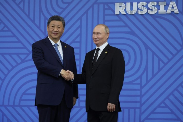 The visit by Chinese President Xi Jinping to see Russian counterpart Vladimir Putin coincides with tensions with the United States over trade and Ukraine