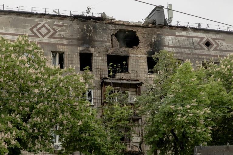 Russian drone strikes killed two people in Kyiv, authorities said