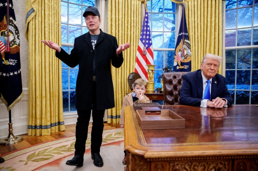 Elon Musk Joins President Trump For Signing Executive Orders In