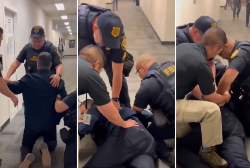 Senator Alex Padilla detained