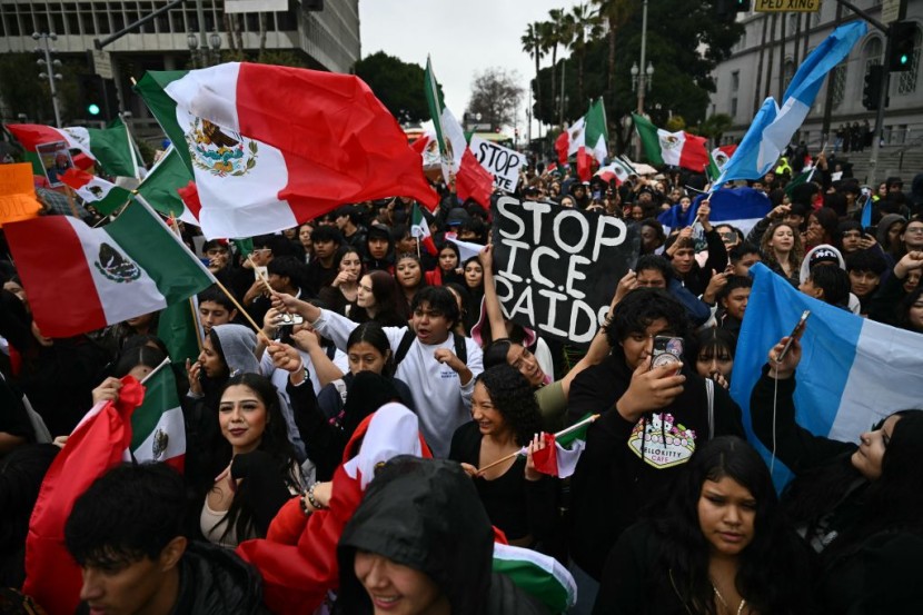 LA protests against Trump's immigration crackdown (February, 2025)