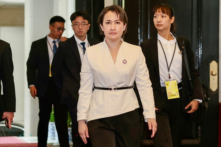 Hsiao Bi-khim was vice president-elect at the time of her visit to the Czech Republic