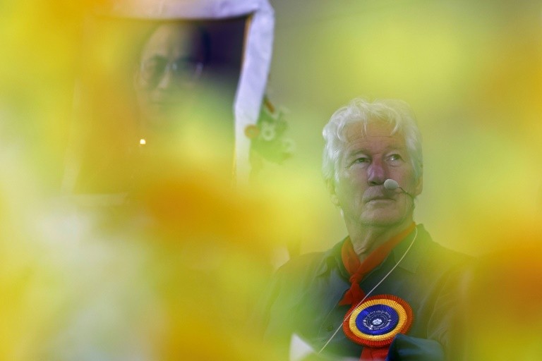 Hollywood star Richard Gere, a longtime backer of the Tibetans in exile, has been among the tens of thousands taking part in days of celebrations