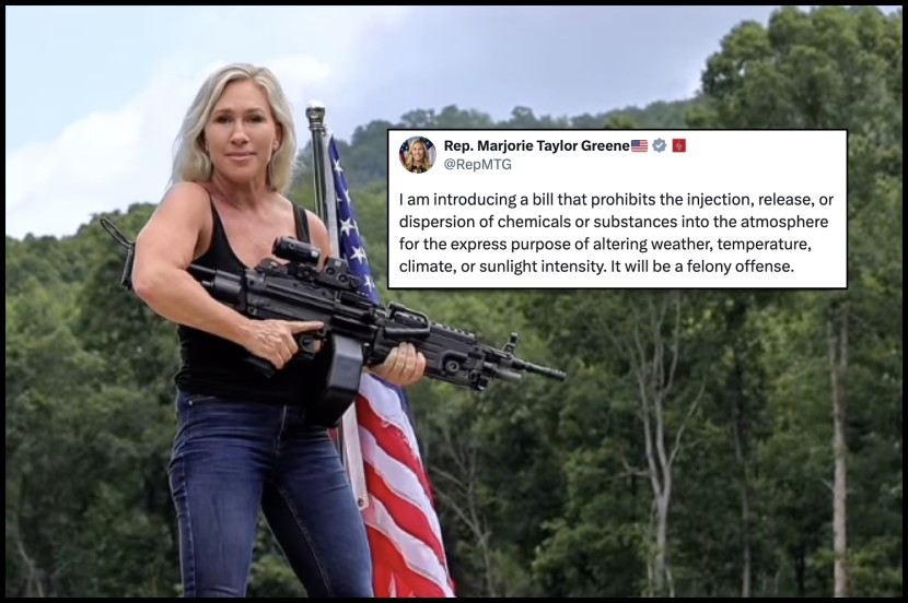 Marjorie Taylor Greene Mocked For Promoting 'Weather Modification' Ban While
