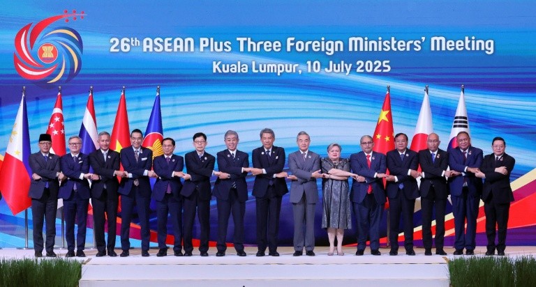 Foreign ministers at the Convention Centre in Kuala Lumpur