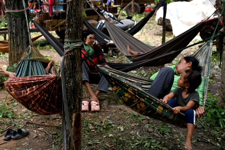 People fled their homes on both sides of the border after the latest violence erupted