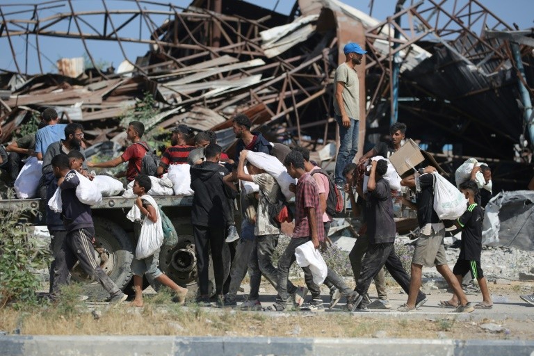 Aid agencies have warned that Gaza's population is facing a famine