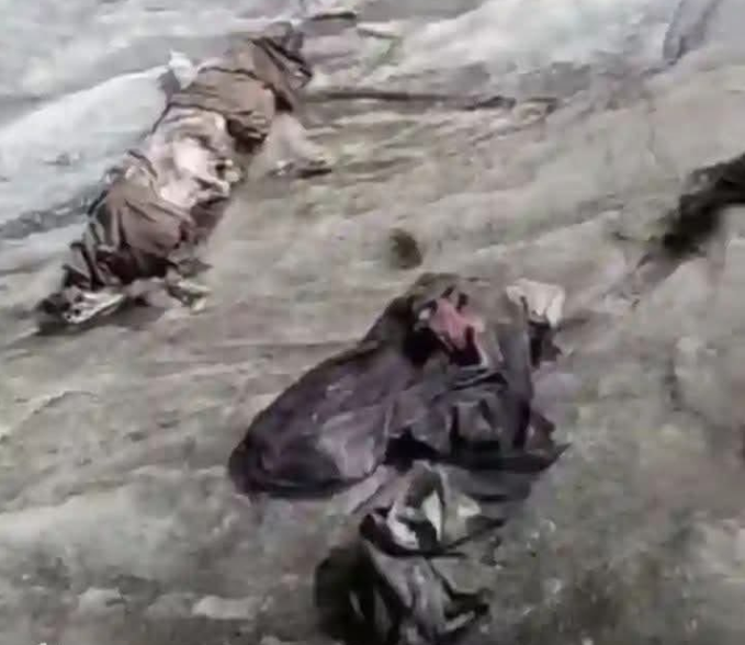 Missing man in melting glacier