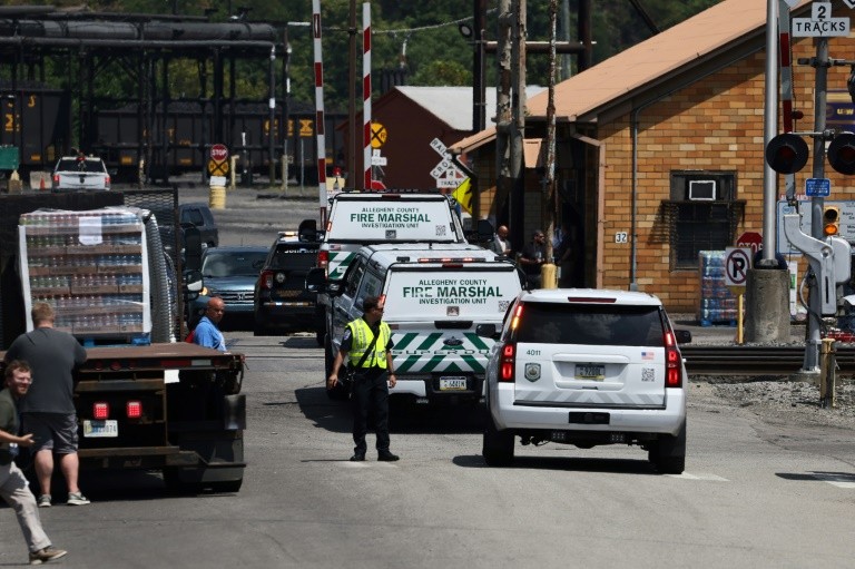 Emergency responders were dispatched to US Steel's Clairton Coke Works following explosions at the plant in Clairton, Pennsylvania that left at least one person dead and dozens injured