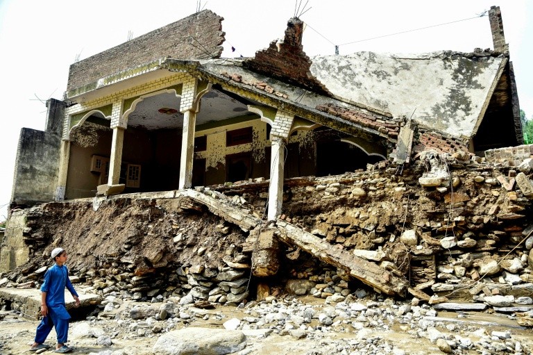 Landslides and flash floods are common during the monsoon season