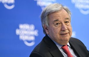 UN Secretary-General Antonio Guterres, pictured on January 18, 2023