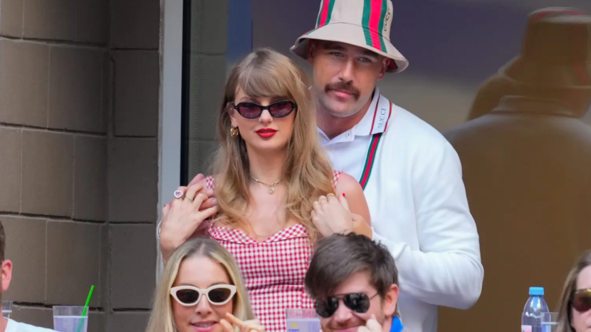 Taylor Swift with Travis Kelce