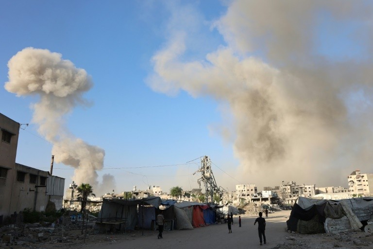 The Israeli military said troops were operating on the outskirts of Gaza City