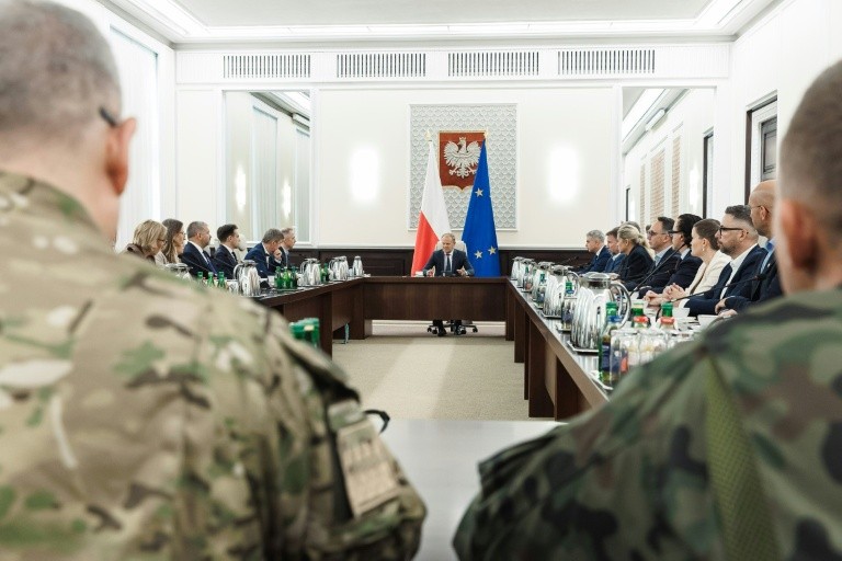Prime Minister Donald Tusk warned on Wednesday that the drone raid marked an unprecedented escalation of tension with Russia