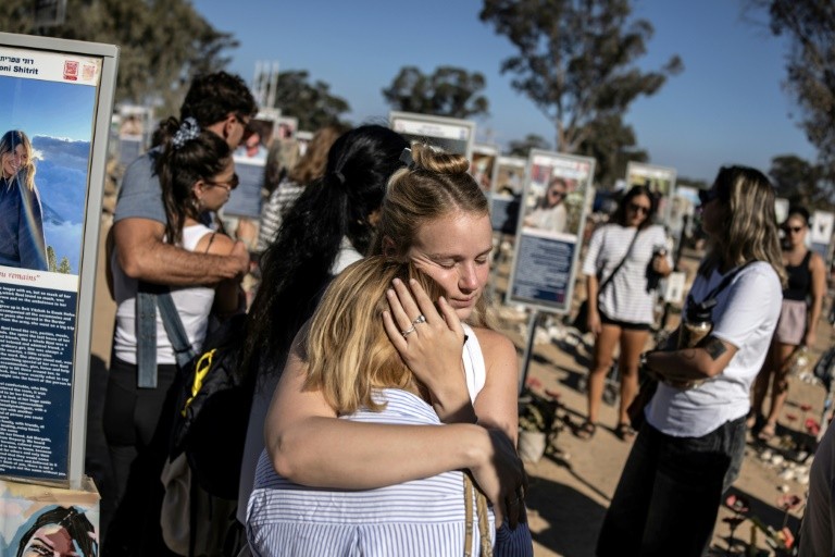 At 6:29 am, the precise time when Hamas launched its unprecedented attack, those gathered held a minute of silence