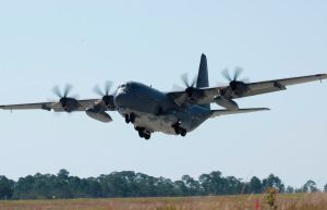 The heavily armed AC-130J Ghostrider
