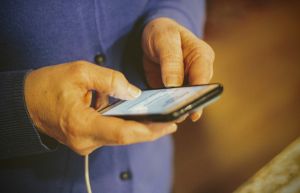 A Person Holding a Phone