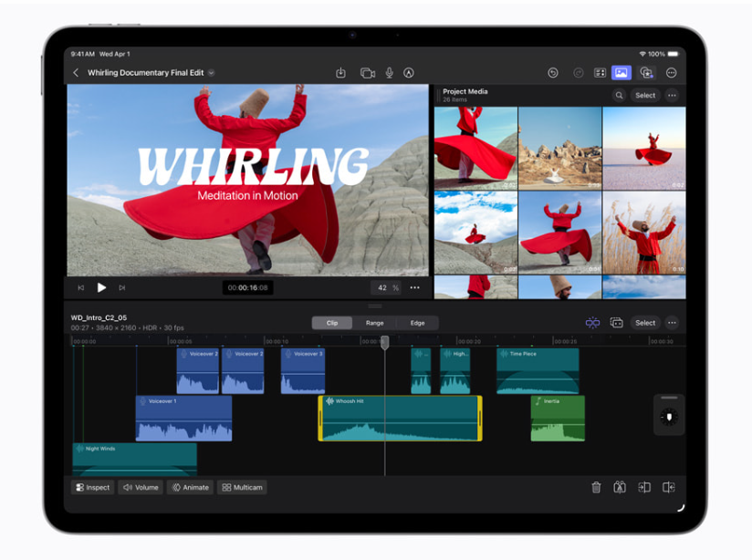 Apple Unveils First iPad Air With N1, C1X Wireless Chips,