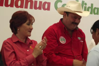 Bertha Olga Gómez Fong and César Duarte