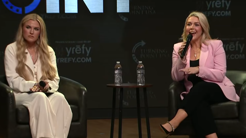 Erika Kirk and Karoline Leavitt