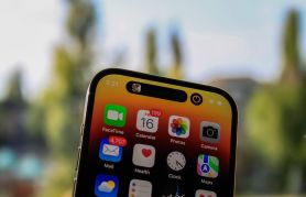 iOS 16.1 Beta: Apple Tweaks Dynamic Island's Design on iPhone 14 Pro in Dark Mode