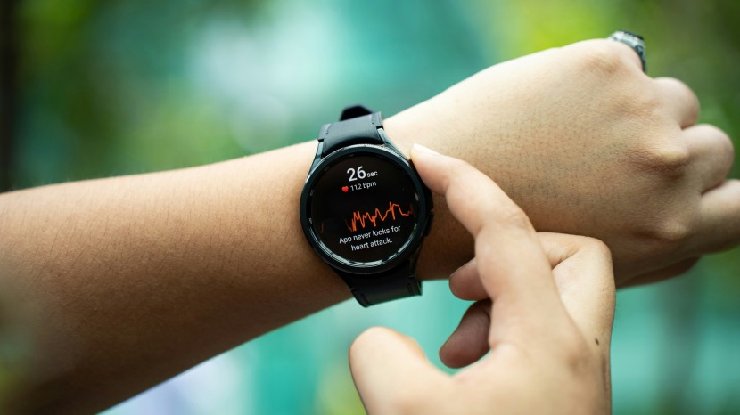 Person Wearing Galaxy Watch 6 Classic
