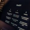 Close Up of Computer Screen Displaying ChatGPT