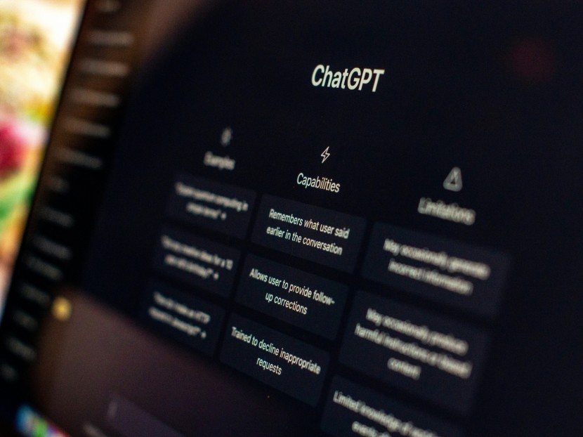 Close Up of Computer Screen Displaying ChatGPT