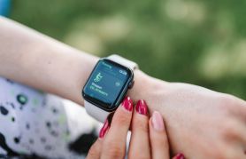 Person Wearing an Apple Watch