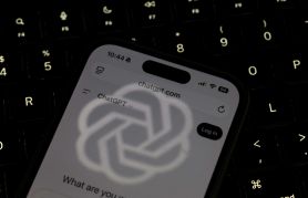The ChatGPT Website on a Smartphone