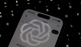 The ChatGPT Website on a Smartphone