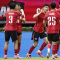Oh Hyeon-gyu Celebrates South Korea's Goal vs. Czechia