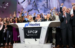 SpaceX Rings the Nasdaq Opening Bell for Its IPO