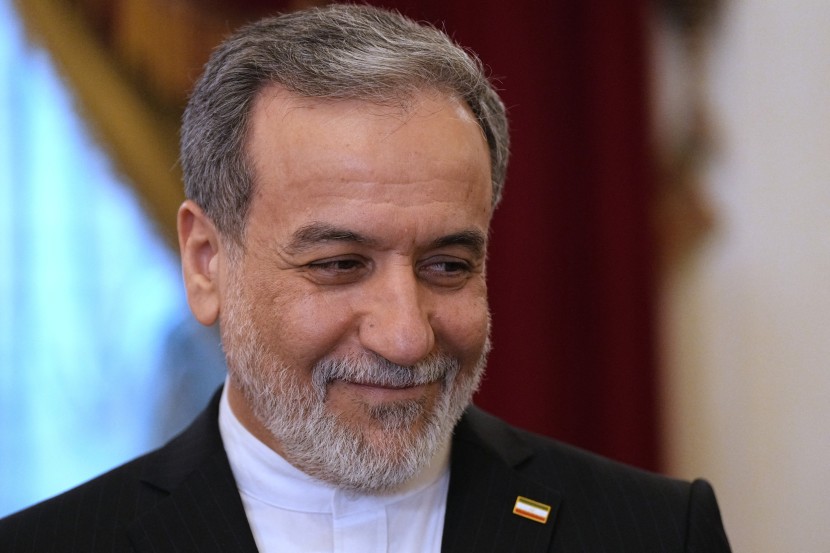 Iranian Foreign Minister Abbas Araghchi at talks in Russia