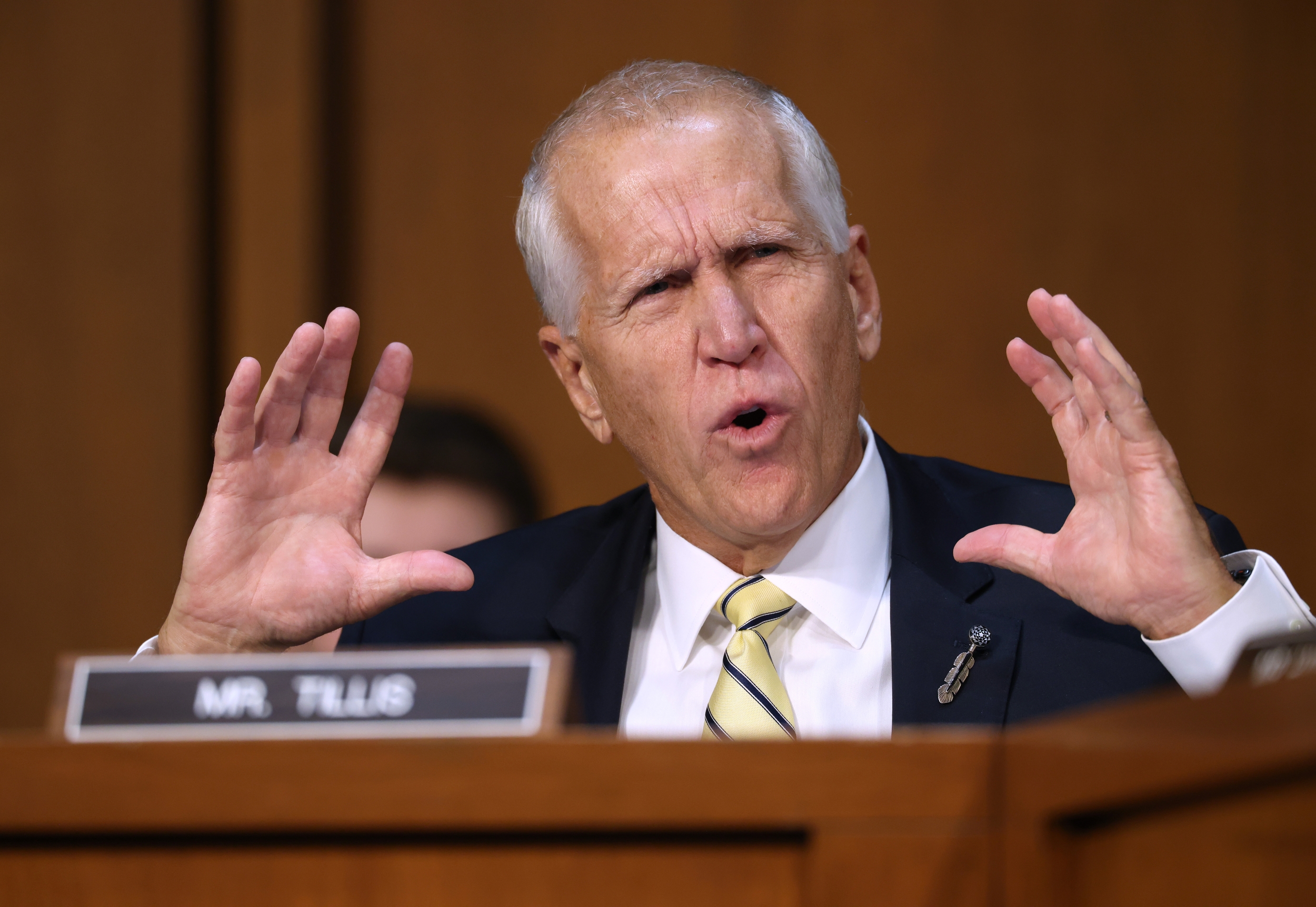 Tillis Says He Won't Back Blanche For AG Until He Meets With Epstein Survivors Personally