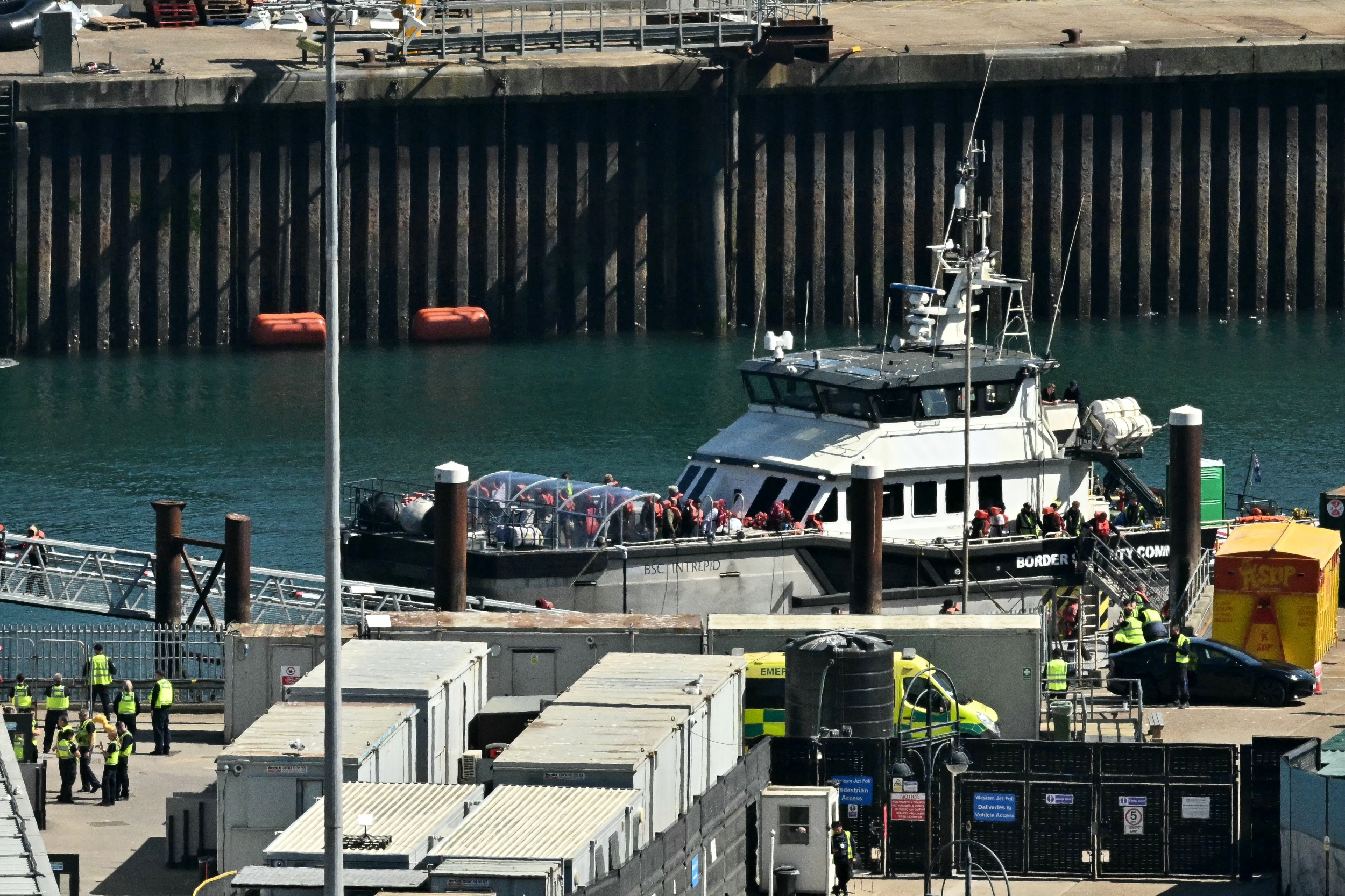 Masked Protesters Briefly Shut Down UK's Port of Dover