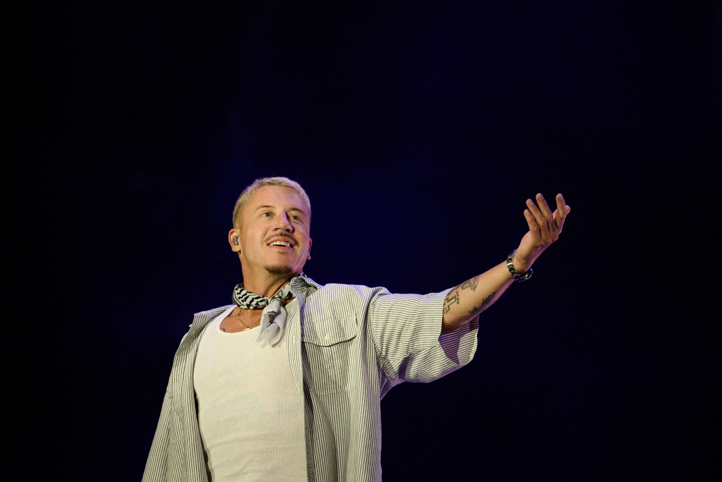 FILE: Macklemore Performs at Goldencoast Rap Festival