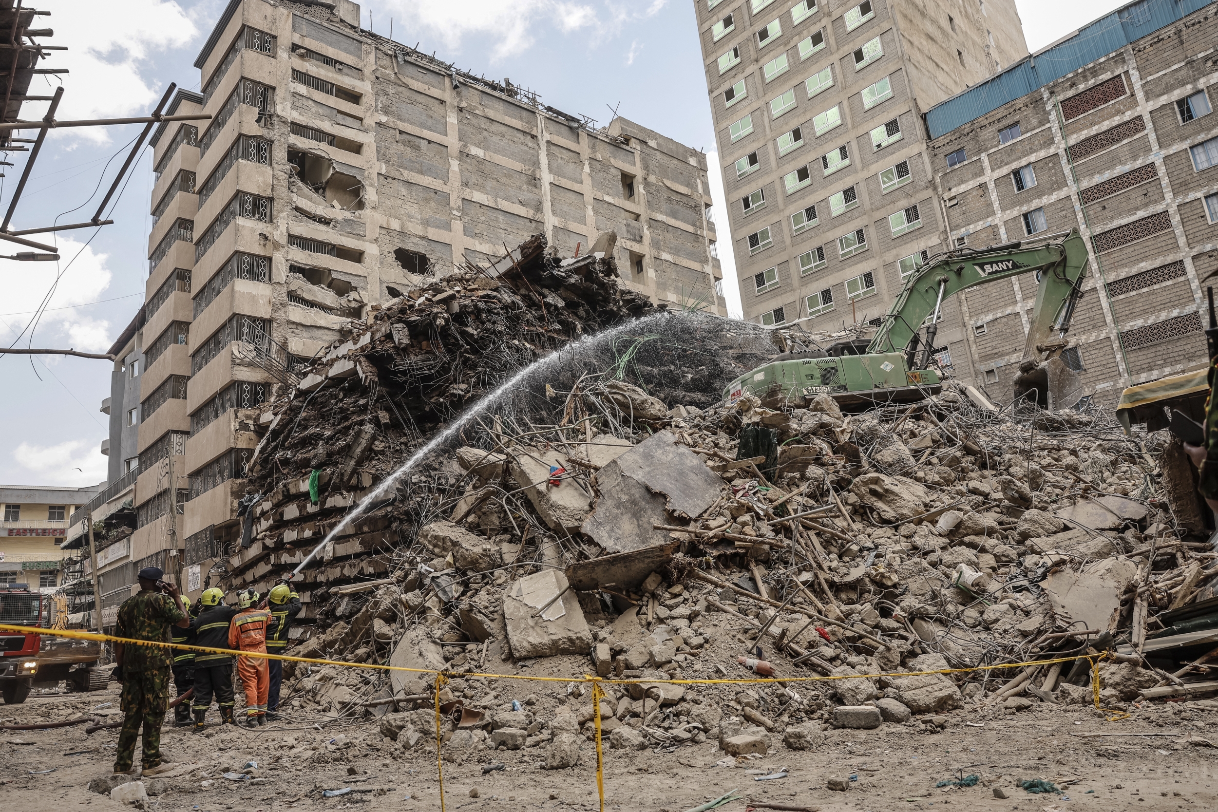 Nairobi Tower Collapse: Four Rescued, Five Missing, Owner Sought
